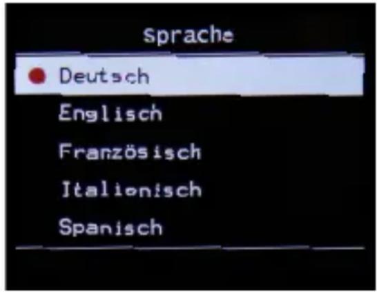 Telestar DIRA M 12i - Sprachwahl - 1