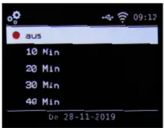 Telestar DIRA M 12i - Sleep timer - 1