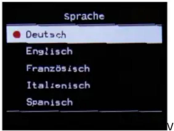 Telestar DIRA M 12i - Language selection - 1