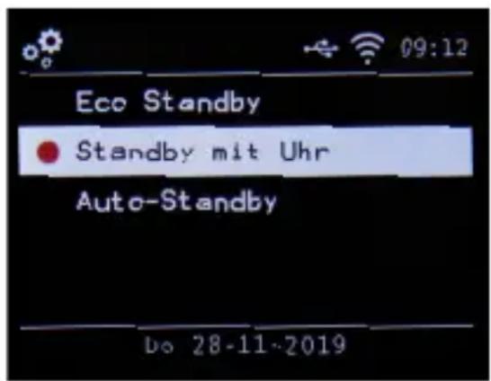 Telestar DIRA M 12i - Stand-by-modus - 1