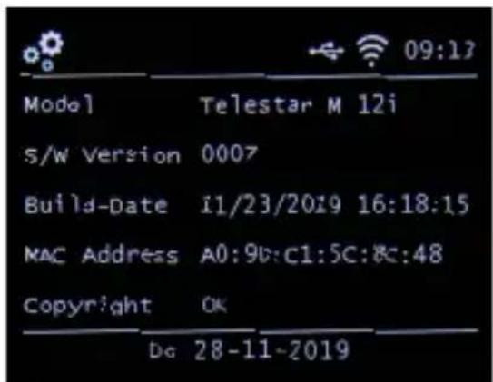 Telestar DIRA M 12i - Versie - 2