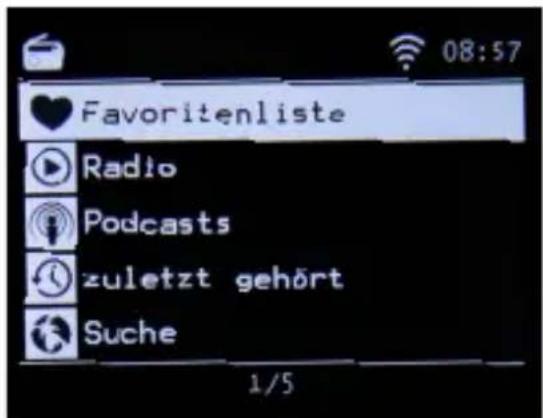 Telestar DIRA M 12i - Select a radio station - 2