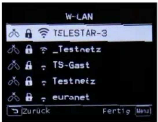 Telestar DIRA M 12i - Networkselectie - 1