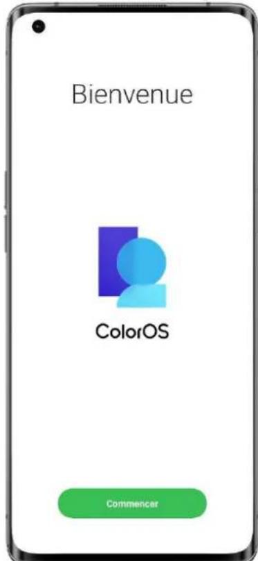 Bienvenue ColorOS Commencer