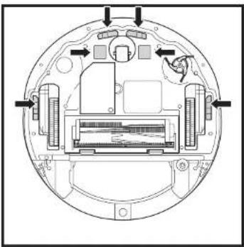 SHARK AI Ultra 2in1 RV2600WDEU - RENG∅RING AF SENSORER OG OPLADNINGSKONTAKTER - 1