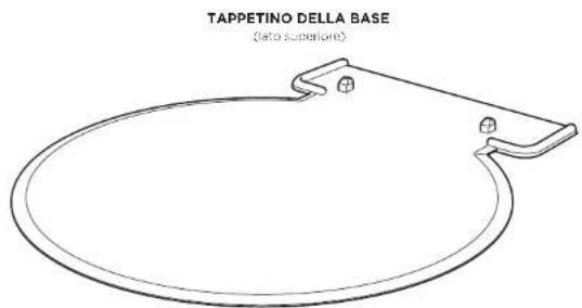 TAPPETINO DELLA BASE (lato superiore)