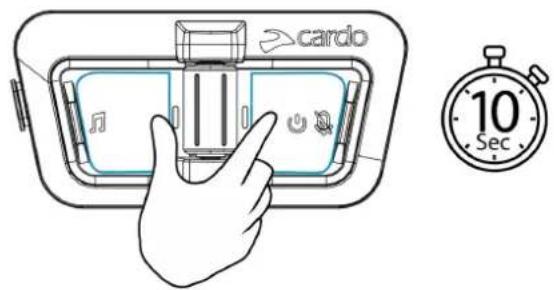 CARDO Packtalk Outdoor - ACTIVER/DÉSACTIVER LE MICROPHONE - 3