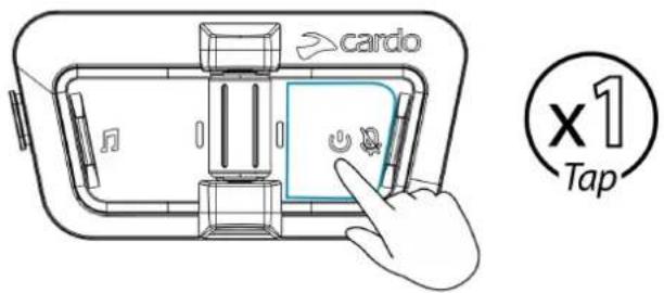 CARDO Packtalk Outdoor - ACTIVER/DÉSACTIVER LE MICROPHONE - 1