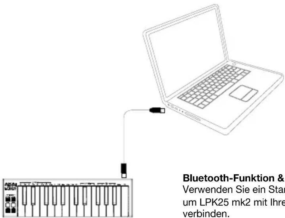 AKAI LPK25 Mk2 - Anschlussdiagramm - 1