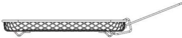 DANBY DRCA240BSS - SOPORTE DE LA PARRILLA PARA FRITAS DE AIRE - 2
