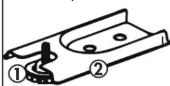DANBY DRCA240BSS - BRACKET - 1