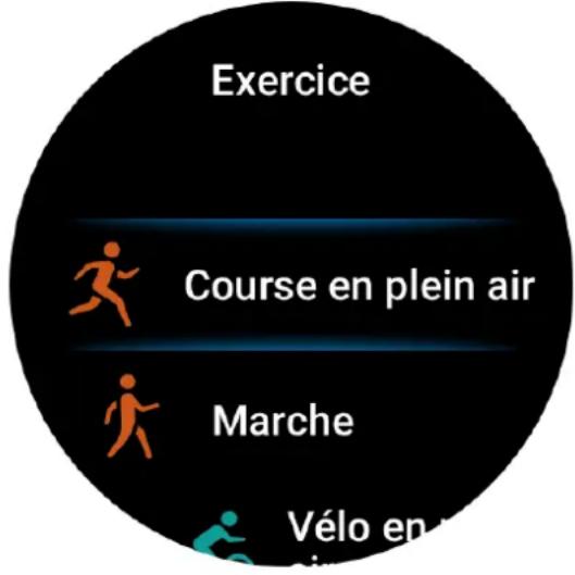 AMAZFIT Falcon - Liste d'entraînements - 1