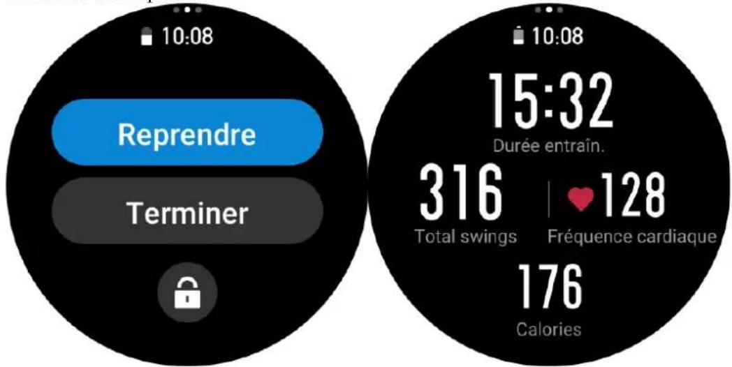 AMAZFIT Falcon - Changer de page pendant un entraînement - 1