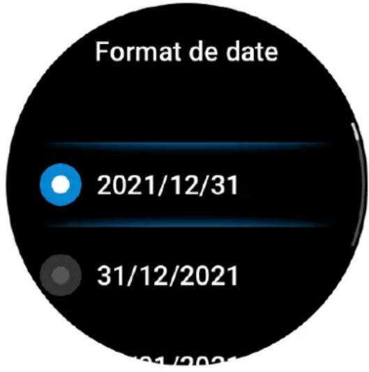 AMAZFIT Falcon - Format de date - 1