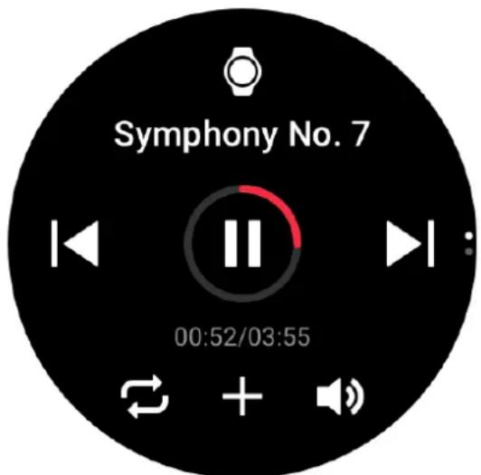 AMAZFIT Falcon - Lecture de la musique locale - 1