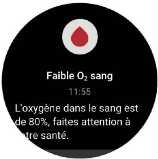 AMAZFIT Falcon - Alertes en cas de faible taux d'oxygène dans le sang - 1