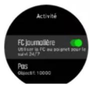 SUUNTO 9 Peak Pro - FC journalière - 2