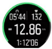 SUUNTO 9 Peak Pro - Utilisation des objectifs pendant l'exercice - 2