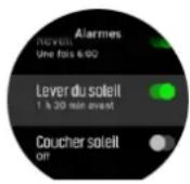 SUUNTO 9 Peak Pro - Alarmes de lever et coucher du soleil - 1