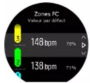SUUNTO 9 Peak Pro - Définir les zones FC par défaut - 1
