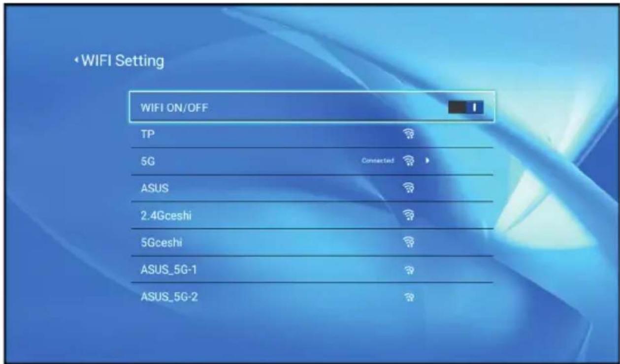 WIFI ON/OFF TP 5G Connected ASUS 2.4Gceshi 5Gceshi ASUS_5G-1 ASUS_5G-2