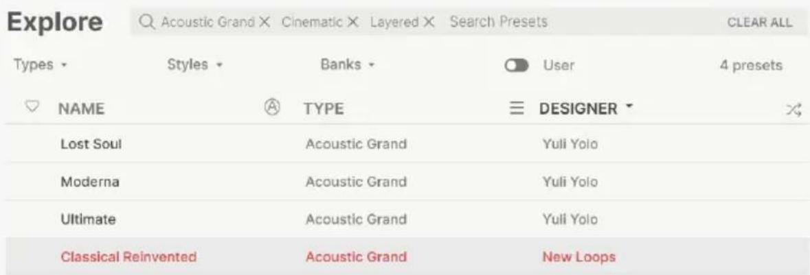 Arturia Augmented GRAND PIANO - Effacer des tags - 1