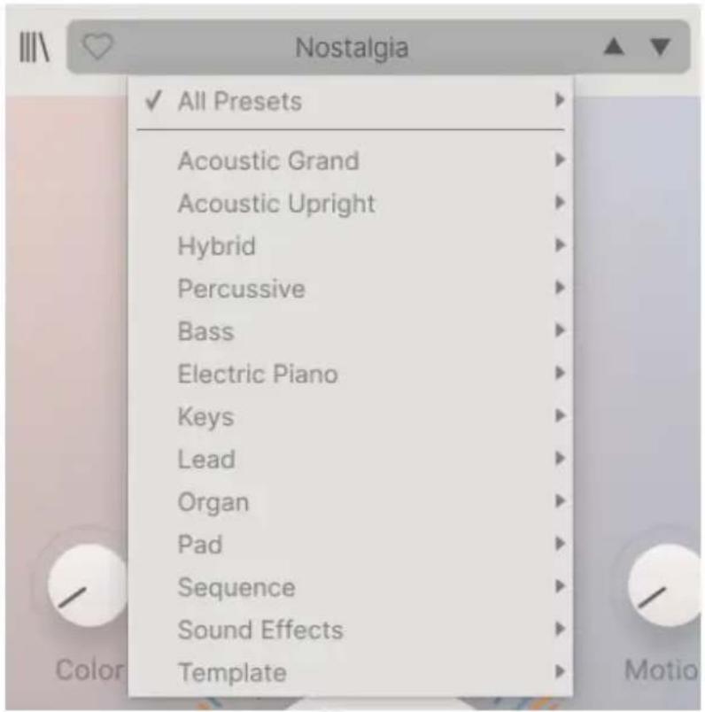 Arturia Augmented GRAND PIANO - Sélection de presets : autres méthodes - 1