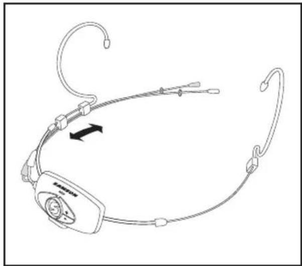 SAMSON AirLine 99m AH9 - Fitting the DE10 Headset - 2