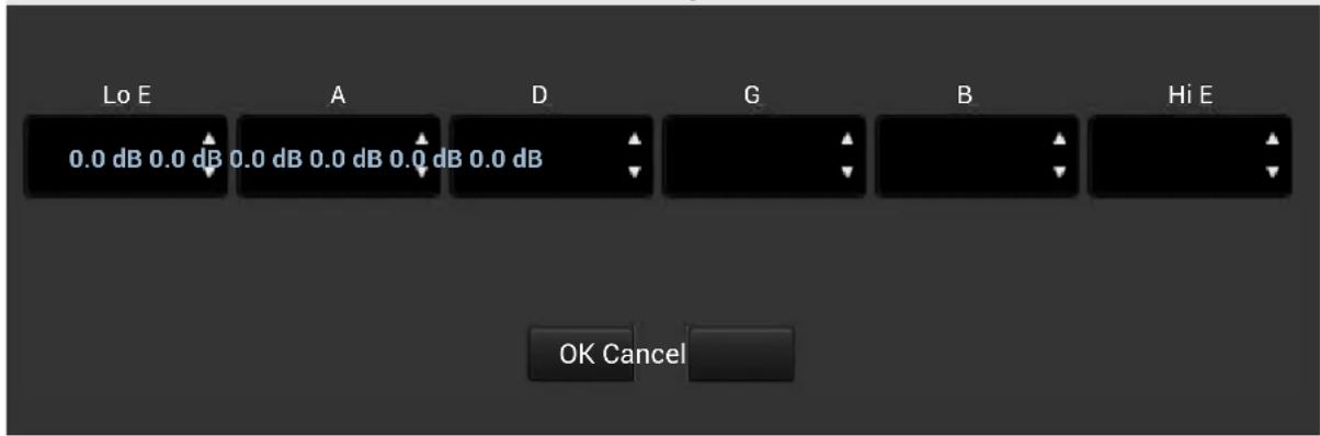 LINE 6 James Tyler Variax JTV89FUS - Global String Levels - 1