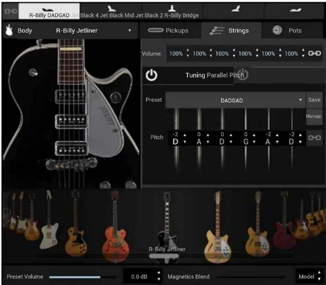 LINE 6 James Tyler Variax JTV59P - Éditeur - 1