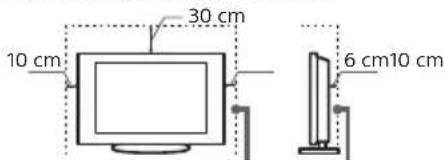 SONY SDMF27M30 - Aufstellung mit dem Ständer - 1