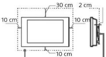 SONY SDMF27M30 - Duvara monte edildiğinde - 1