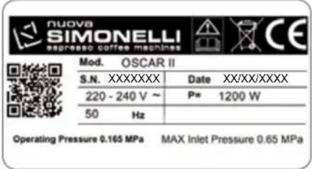 NUOVA SIMONELLI Oscar II - Renseignements aux utilisateurs - 1
