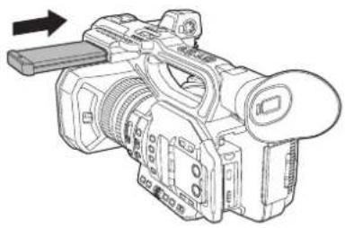 PANASONIC HCX2E - Pour rétracter l'écran LCD - 1