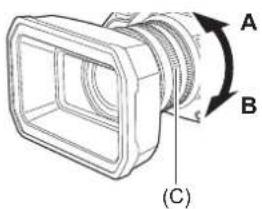 PANASONIC HCX2E - Réglage de la position du zoom - 2