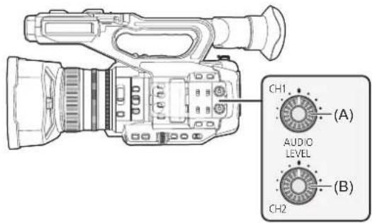 PANASONIC HCX2E - Réglage du niveau d'enregistrement sonore - 1