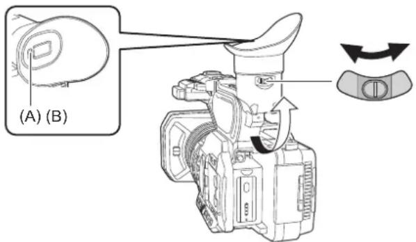 PANASONIC HCX2E - Utilisation du viseur - 1