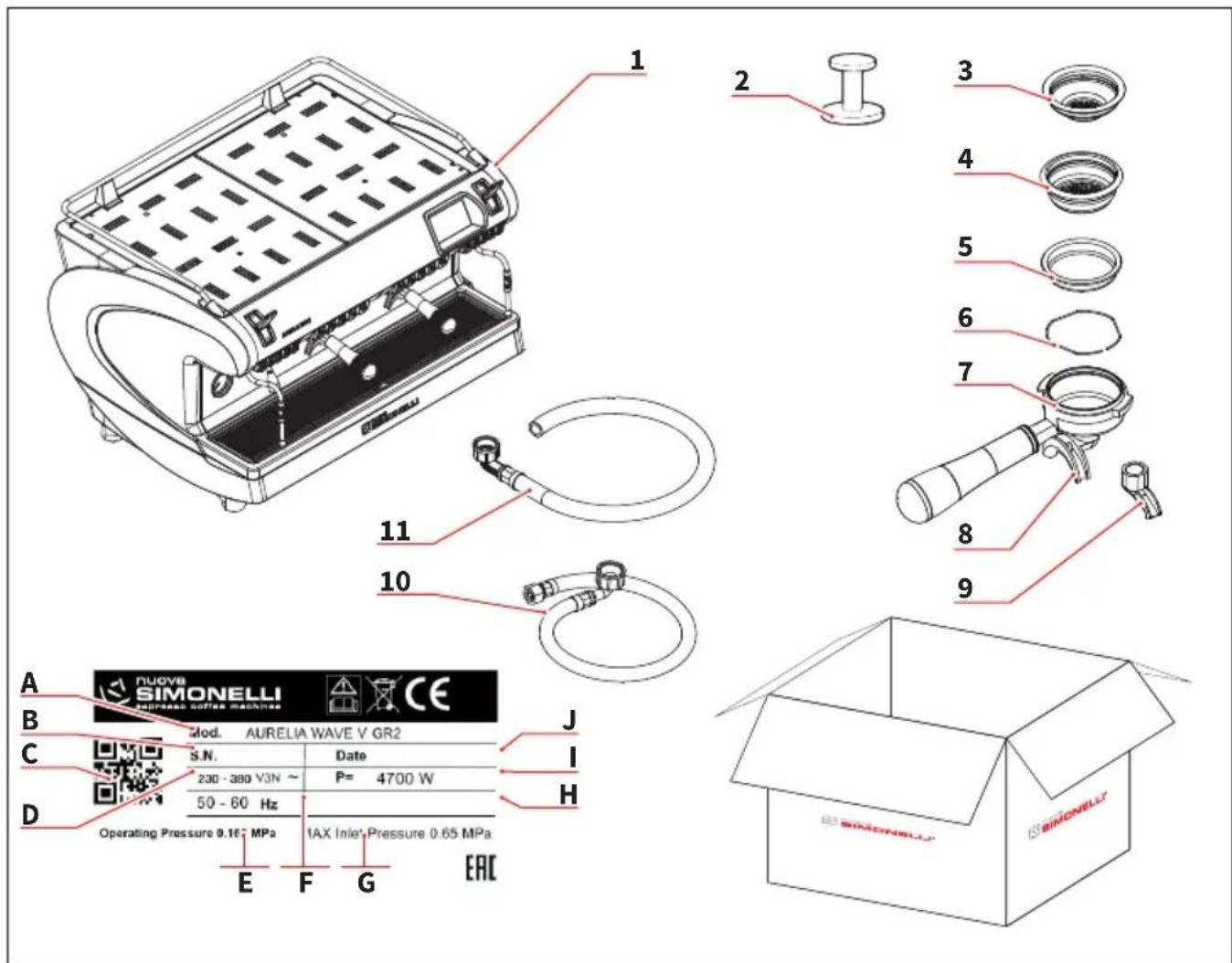 NUOVA SIMONELLI Aurelia Wave Volumetric - CONTROLLO CONTENUTI - 1