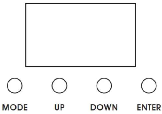 MODE UP DOWN ENTER
