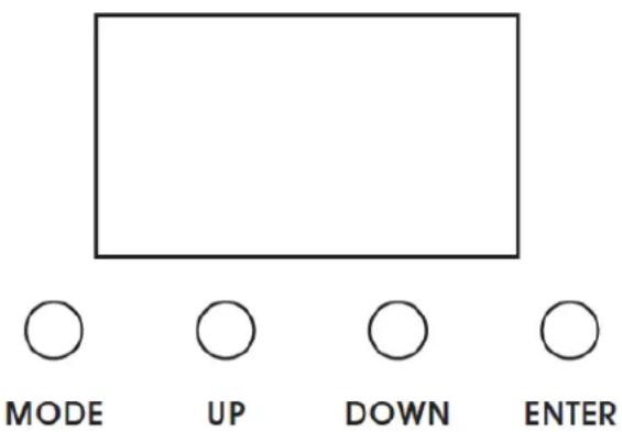 MODE UP DOWN ENTER