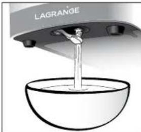 LAGRANGE Glaçons Transparence 489003 - STEP 8: DRAINING OF THE UNIT - 2