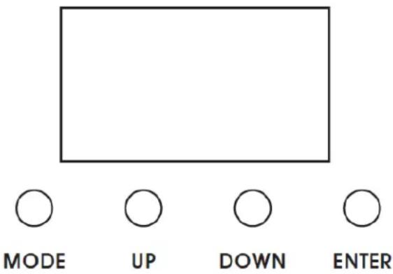 MODE UP DOWN ENTER