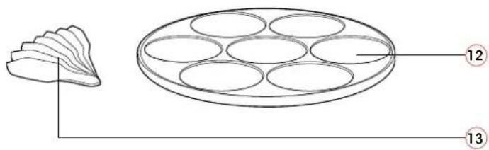 LAGRANGE Crêpière Tradi' 109011 - BLINI'S VAN BOEKWEIT - 3
