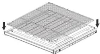 ARTEVINO OXG1T230NVD - Installing the specific grid for beverages (only available on the 2 temperatures model - OXY2TVD6COUS) - 1