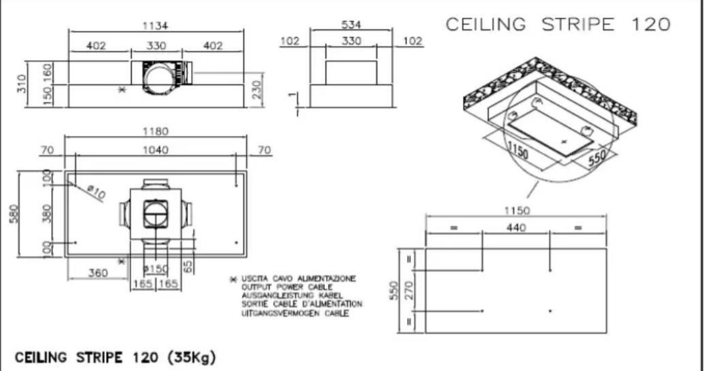 EICO Ceiling Stripe 75 N - DISTANTE 90 - DISTANTE 120 - CEILING STRIPE 90 - CEILING STRIPE 120 - 22