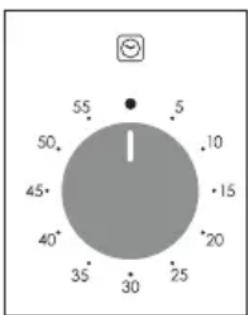 CANDY FIDC B605 L - Utilizzo del timer dei minuti Utilizzo del timer di fine cottura - 1