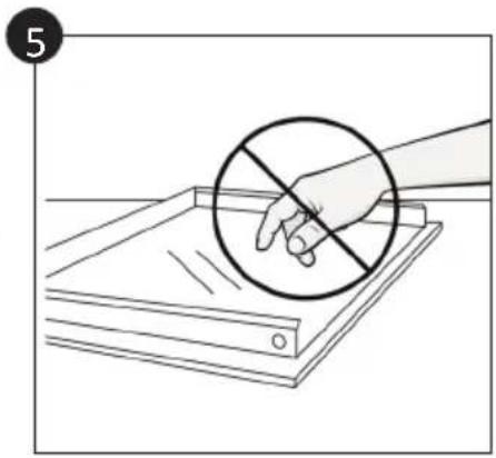CANDY FIDC B605 L - Fjerning og rengjøring av glassdøren (Avhengig av ovnsmodellen.) - 5