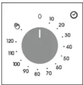 CANDY FIDC B605 L - Puθμiαn ληξης τού χρονοδιακόπτη μαγειρέματος - 1