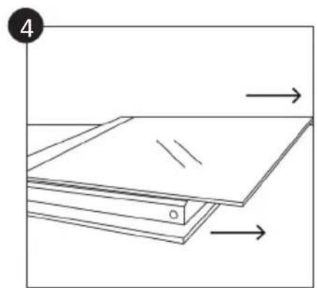CANDY FIDC B605 L - Aφαρεοτε καικαθαρίσε τη γυαλινη πόρτα (εξαρτάται από το μοντέλο) - 4