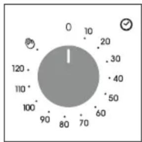 CANDY FIDC B605 L - Naudojant minučiçlaikmatj Kepimo pabaigos laikmacio naudojimas - 2